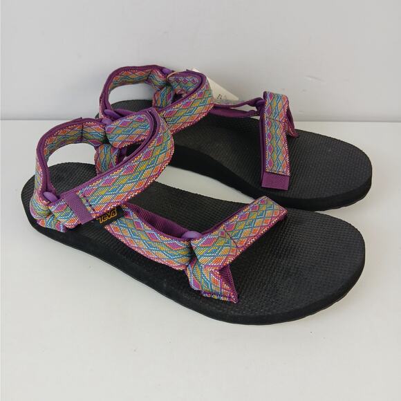 Teva Women's SZ 9 Original Universal Sandal 1003987 Purple Multi-Color NWT - Picture 3 of 7